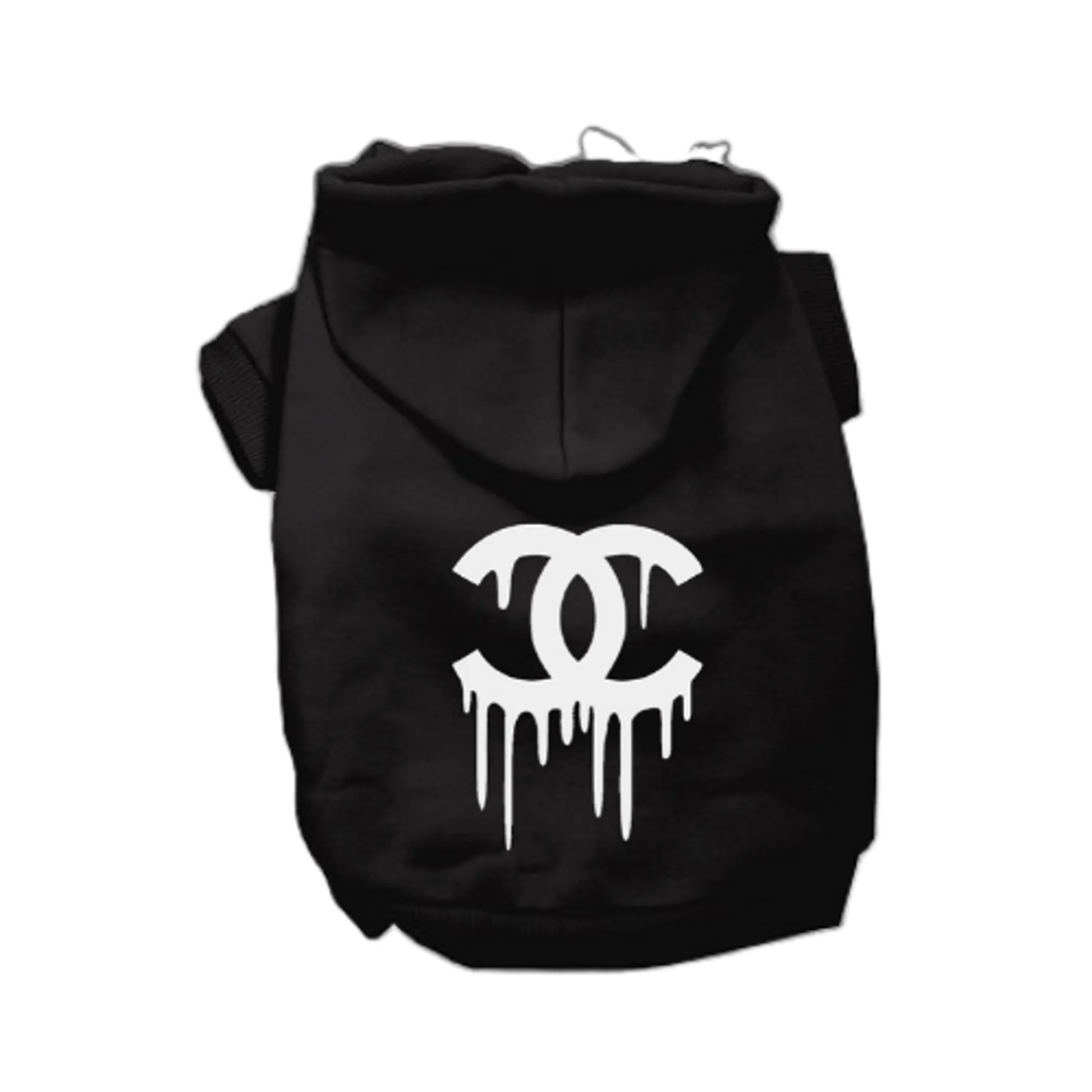 Black CC drip dog Hoodie