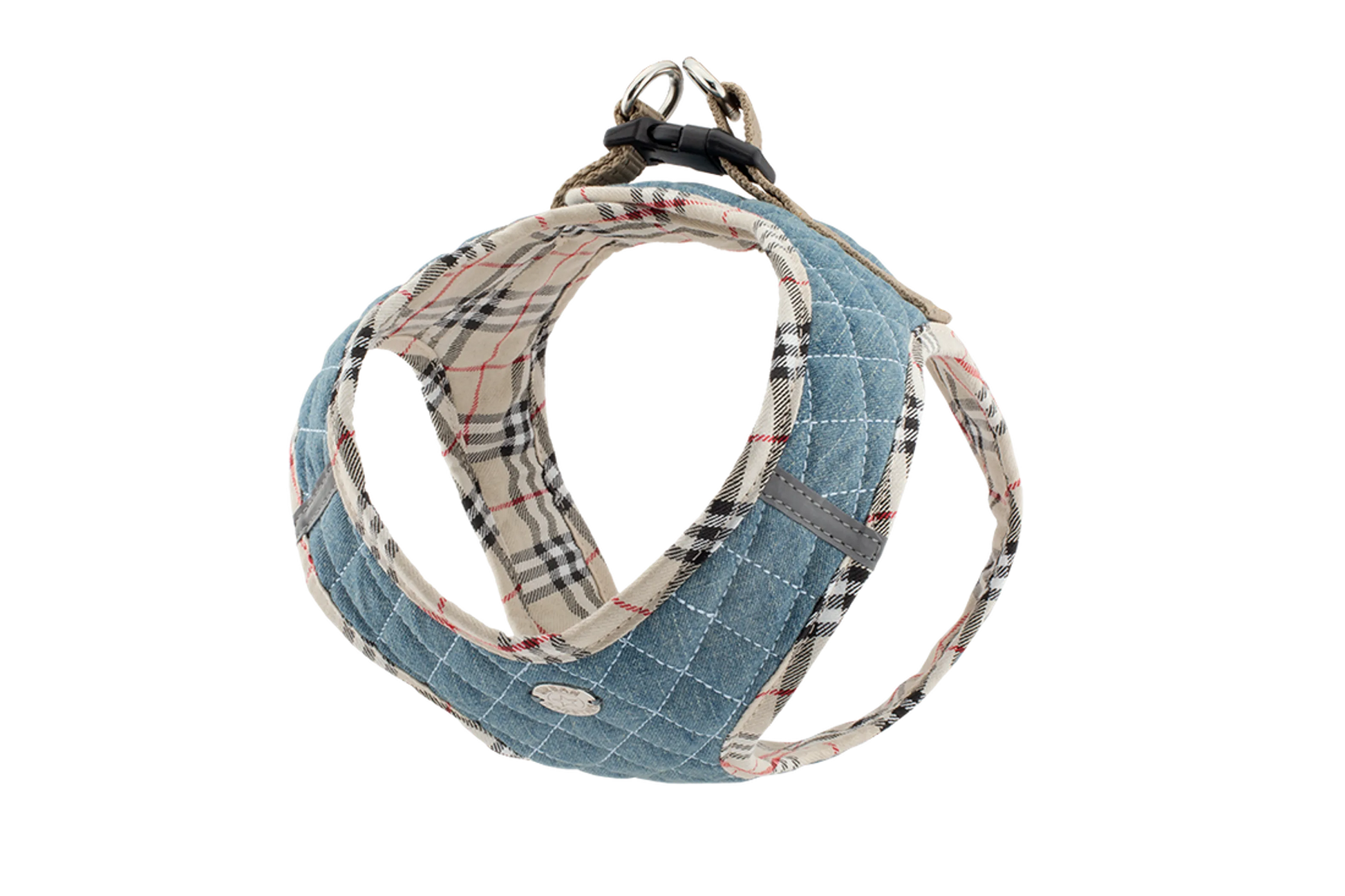 Step-In Denim Dog Harness