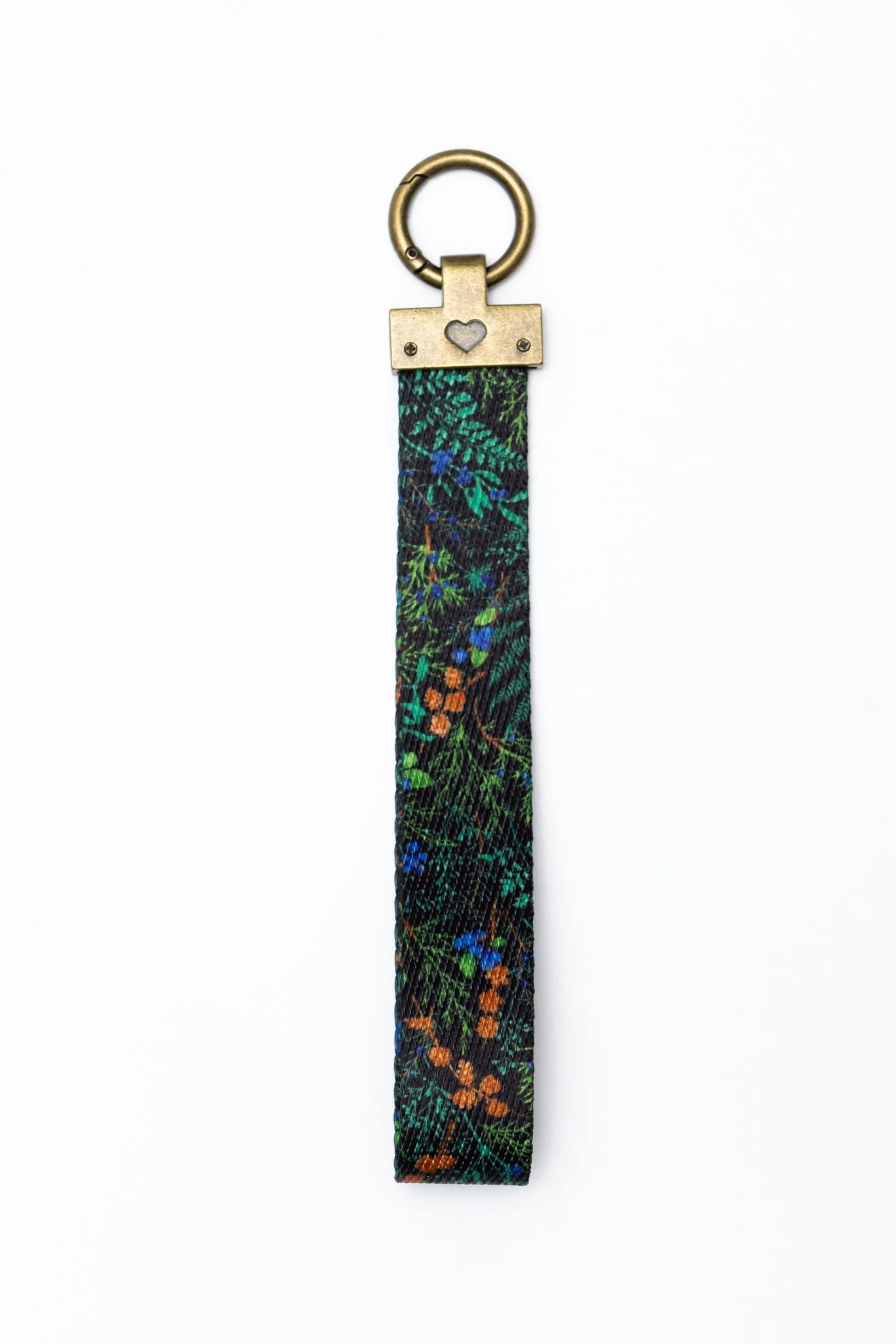 Fern print key chain