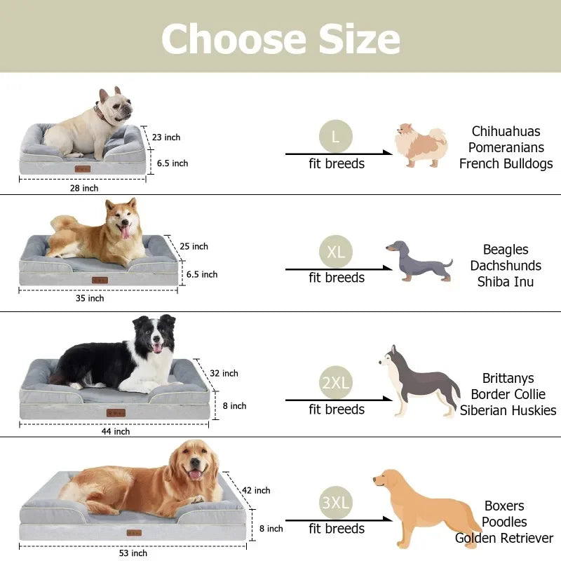 Orthopedic Dog Bed for Large Dogs