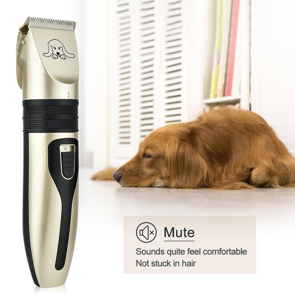 clipper image with brown dog and mute image