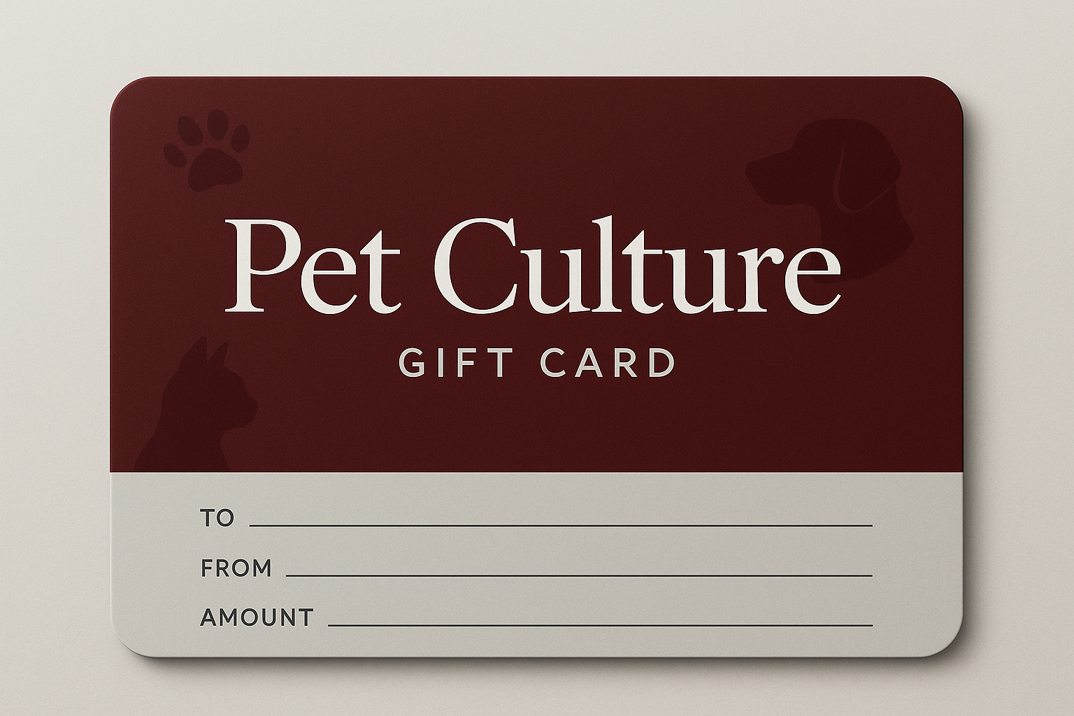 Pet Culture Gift Card