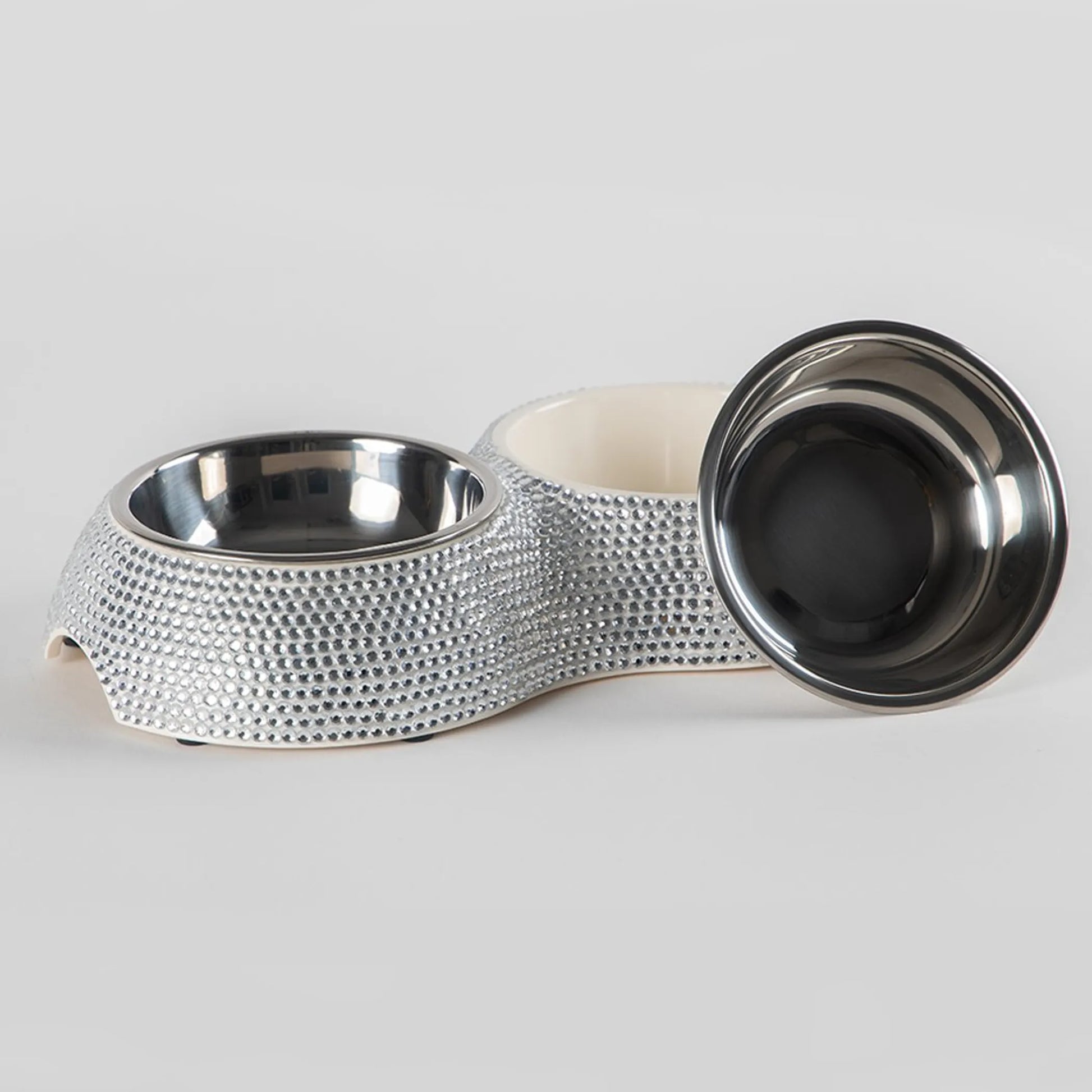 Crystal Dog Dining Bowl