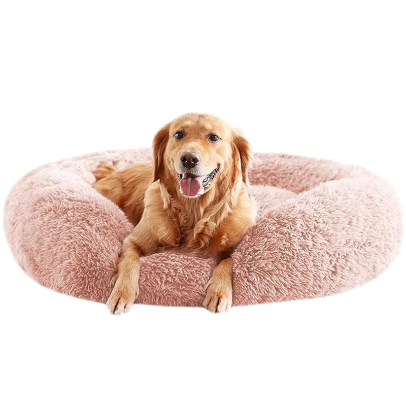 Calming Donut Bed for Large Dogs