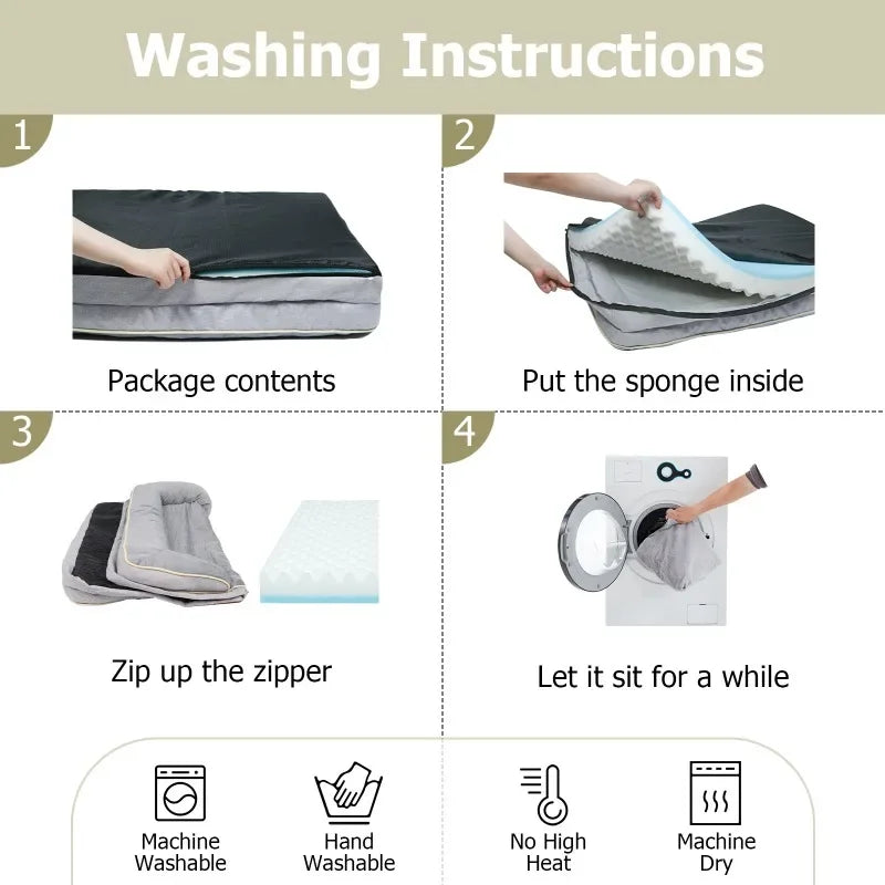 Orthopedic Dog Bed for Large Dogs