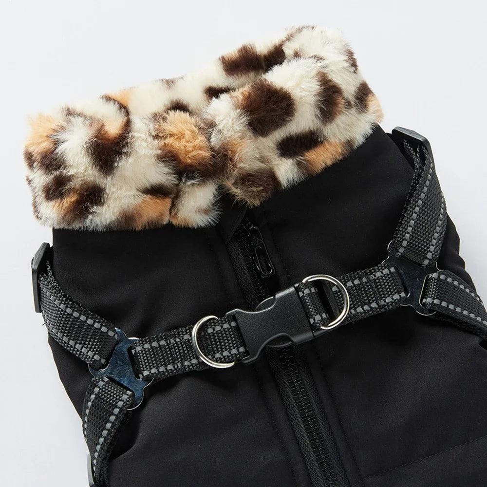 Jacket With Harness For S/M Dogs