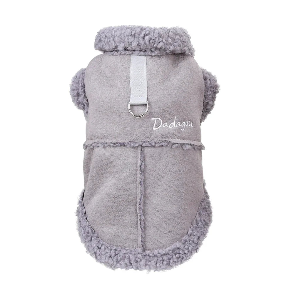 Lamb Fleece Jacket for S/M Dogs