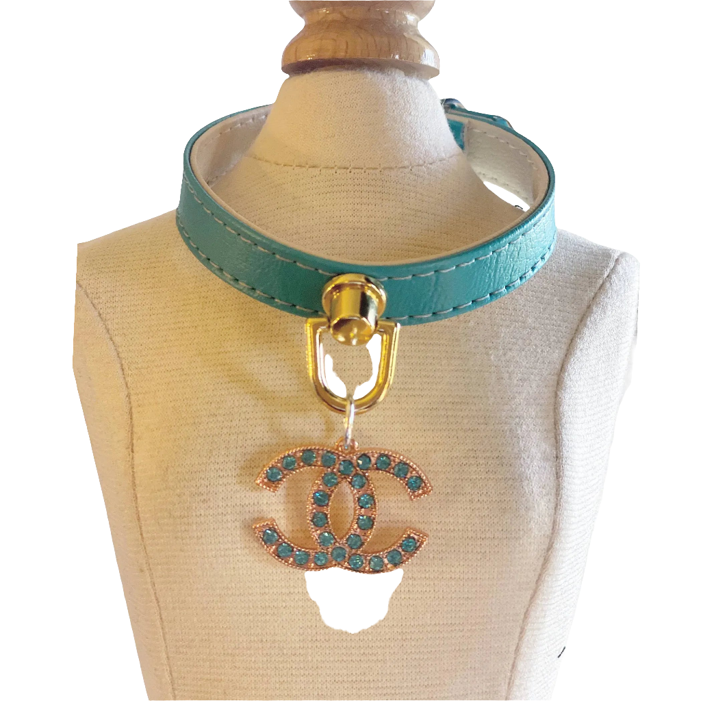 Azure CC Dog Collar